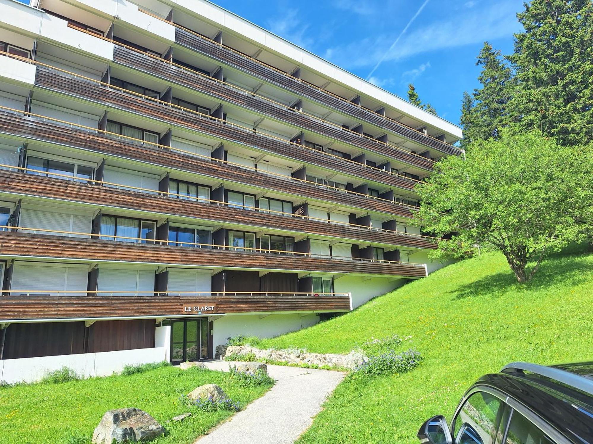 Le Flocon-Studio cabine-Balcon 4-6 Pers à 100m des pistes Chamrousse Exterior foto